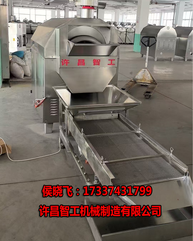 12.5日，客戶訂購的中型炒貨機(jī)配振動(dòng)篩